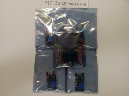 1x MT3608 micro-USB DC-DC Step-Up Converter - Цена - 65 грн/шт (в запакованном в. . фото 4