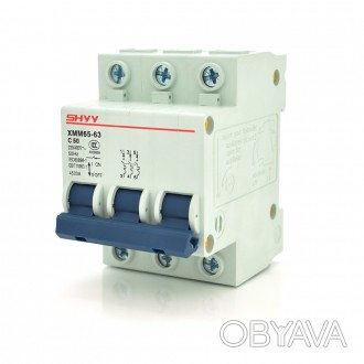 
	Тип автоматического выключателя: модульныйКоличество полюсов: 3Номинальный ток. . фото 1