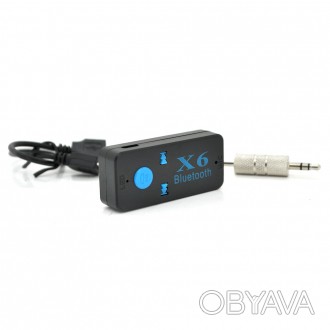 
	Аудио ресивер LV-B13 Wireless Bluetooth X6 - прослушивание музыки через стерео. . фото 1