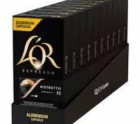 Кофе в капсулах Nespresso L`OR Ristretto 100 шт. Киев. фото 1 Кофе в капсулах Nespresso L`OR Ristretto 100 шт. Киев. фото 1