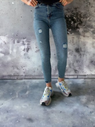 
 
 Женские стрейчевые джинсы синего цвета
Замеры:
26 (XS)
Обхват талии: 62-64см. . фото 3