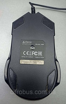 A4Tech X89 – удобная и практичная игровая мышка с неоновой подсветкой. Оптически. . фото 5