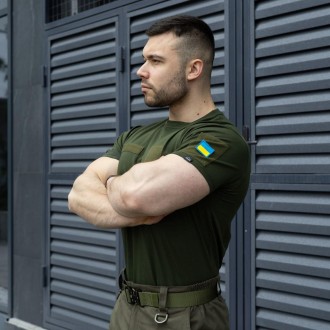 Тактическая футболка зсу Pobedov Peremoga для военнослужащих, футболка военная х. . фото 6