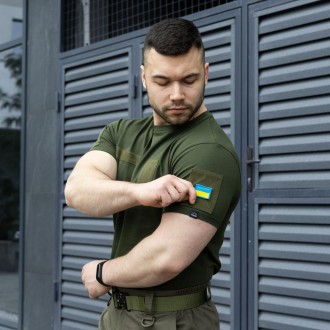 Тактическая футболка зсу Pobedov Peremoga для военнослужащих, футболка военная х. . фото 7