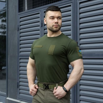 Тактическая футболка зсу Pobedov Peremoga для военнослужащих, футболка военная х. . фото 5