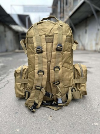 Тактичний рюкзак військовий з підсумками рюкзак ВСІ з системою MOLLE 
Матеріал: . . фото 4