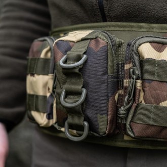 Тактическая сумка на пояс с системой MOLLE поясная сумка Belt армейская камуфляж. . фото 3