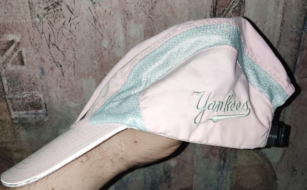 Летняя бейсболка New Era MLB New York Ynkees,  размер регулируется сзади ремешко. . фото 4