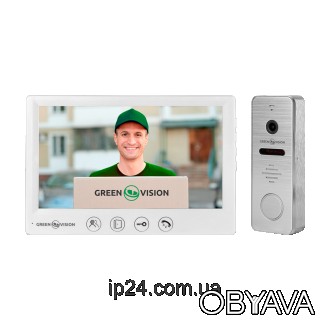 Комплект відеодомофон + панель виклику Купити домофон у комплекті з панеллю викл. . фото 1