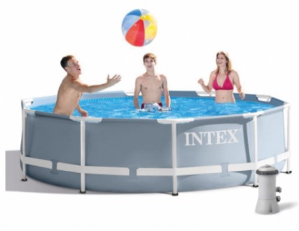
Каркасний басейн круглий 305 x 76 см Intex насос-фільтр картриджний: 1250 л/год. . фото 5