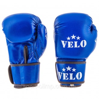 Боксерські рукавички Velo 12 oz сині Ahsan Star A3062-12B
Рукавички боксерські V. . фото 2