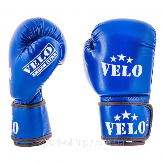 Боксерські рукавички Velo 12 oz сині Ahsan Star A3062-12B
Рукавички боксерські V. . фото 4