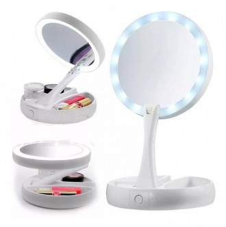 
Складное зеркало для макияжа с Led подсветкой My Fold Away Mirror 
Зеркало - эт. . фото 7