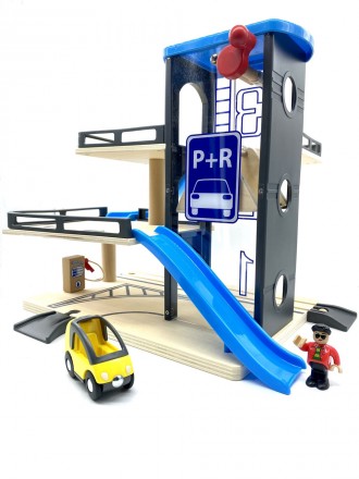 Набір паркінг для дерев'яної залізниці Parking PlayTive Німеччина.. Днепр. фото 1 Набір паркінг для дерев'яної залізниці Parking PlayTive Німеччина.. Днепр. фото 1