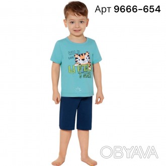 Піжама для хлопчика Baykar арт. 9666-654 - проста і зручна модель, представлена . . фото 1