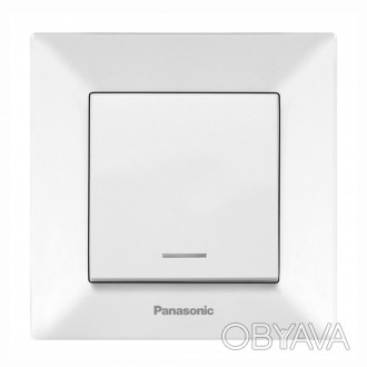 
	Выключатель "Panasonic Arkedia Slim" - обладает утонченным дизайном, который д. . фото 1