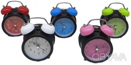 Годинник-будильник настільний "Кольоровий циферблат" 11см
Продається гуртом та в. . фото 1