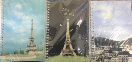 Блокнот на спіралі "City of sky" 70 аркушів, 21*15см, клітинка. Одеса. фото 1 Блокнот на спіралі "City of sky" 70 аркушів, 21*15см, клітинка. Одеса. фото 1