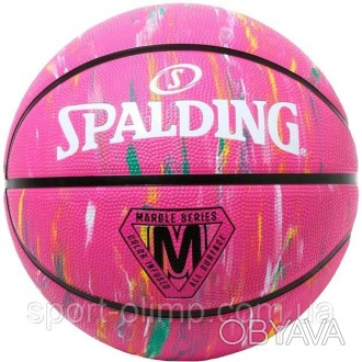 Мяч баскетбольный Spalding Marble Series розовый, мультиколор размер 5 84417Z
Кр. . фото 1