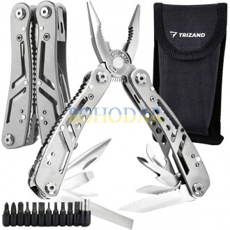 Мультитул MULTITOOL 24/1 TRIZAND 19173 13/1+11 біт тактичний військовий туристичний мультиінструмент багатофункціональний Польща. Львів. фото 1 Мультитул MULTITOOL 24/1 TRIZAND 19173 13/1+11 біт тактичний військовий туристичний мультиінструмент багатофункціональний Польща. Львів. фото 1
