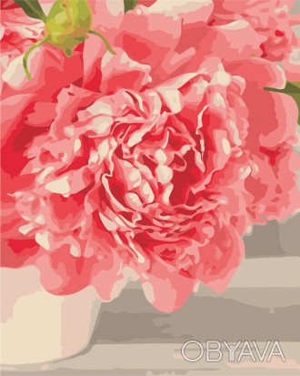 Картина AS 0330 "Рожеві півонії" по цифрам
Набір для малювання за номерами включ. . фото 1