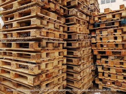 Поддоны б.у деревянные 1200*800 (EPAL оригинал 2 сорт) паллеты, европаллеты, евр. . фото 8