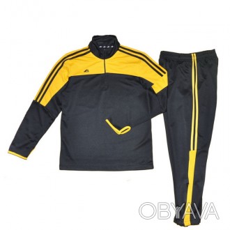Детский футбольный костюм Training Black/Yellow 155-165 см (1776)