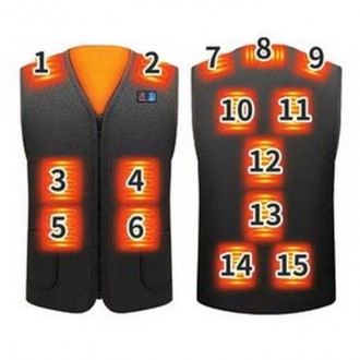 Жилет з підігрівом Heated Thermal Underwear Winter 15 зон із кашеміром від Power Bank USB 165-170 см (3391). Київ. фото 1 Жилет з підігрівом Heated Thermal Underwear Winter 15 зон із кашеміром від Power Bank USB 165-170 см (3391). Київ. фото 1