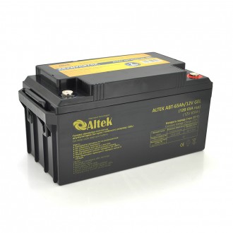 Аккумуляторная батарея Аltek ASK 12V 65Ah GEL (350*167*173). Одеса. фото 1
Аккумуляторная батарея Аltek ASK 12V 65Ah GEL (350*167*173). Одеса. фото 1