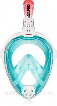 Повнолицьова маска для плавання Aqua Speed SPECTRA 2.0 блакитний, білий розмір L. . фото 3