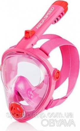 Повнолицьова маска для плавання Aqua Speed SPECTRA 2.0 рожевий Дитячий L (590821. . фото 1