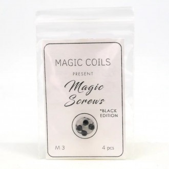 Винты стальные Magic Coil Present Magic Screws Black Edition M 3 4 pcs Original. Ивано-Франковск. фото 1 Винты стальные Magic Coil Present Magic Screws Black Edition M 3 4 pcs Original. Ивано-Франковск. фото 1