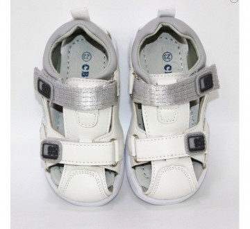 2905
Красиві закриті світловідбивні дитячі сандалі бренду YTop мають гарний пов. . фото 3