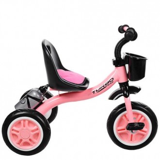 Детский велосипед "Гномик" трехколесный Turbotrike (розовый) арт. 3197
Идеальное. . фото 3