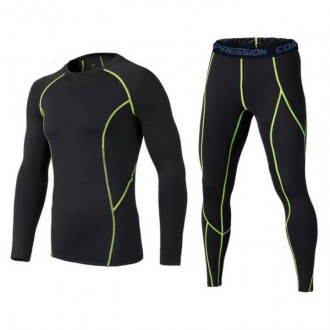 Термобелье детское для футбола Thermal Underwear FENTA комплект Black/Green 135-. Киев. фото 1 Термобелье детское для футбола Thermal Underwear FENTA комплект Black/Green 135-. Киев. фото 1