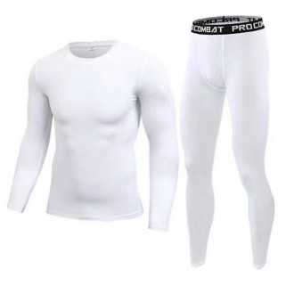 Термобелье детское для футбола белое Thermal Underwear комплект White Kids 135-1. Киев. фото 1 Термобелье детское для футбола белое Thermal Underwear комплект White Kids 135-1. Киев. фото 1