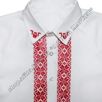Стильная рубашка с индивидуальным принтом украинской вышивки придется по душе лю. . фото 5