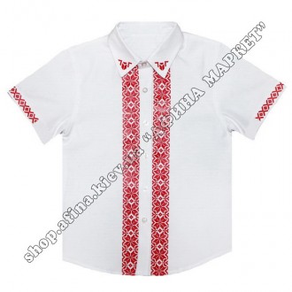 Стильная рубашка с индивидуальным принтом украинской вышивки придется по душе лю. . фото 4