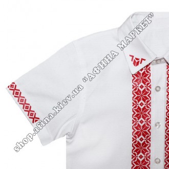 Стильная рубашка с индивидуальным принтом украинской вышивки придется по душе лю. . фото 6