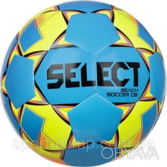 Мяч для пляжного футбола Select BEACH SOCCER DB v22 сине-желтый размер 5 099514-. . фото 1