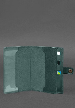 Шкіряна обкладинка-портмоне на Військовий квиток від бренду БланкНот спеціально . . фото 3
