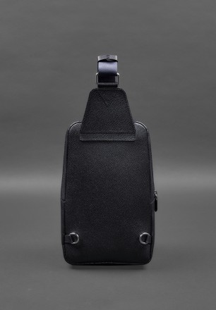 Шкіряний чоловічий рюкзак (сумка-слінг) на одне плече відмінно доповнить повсякд. . фото 4