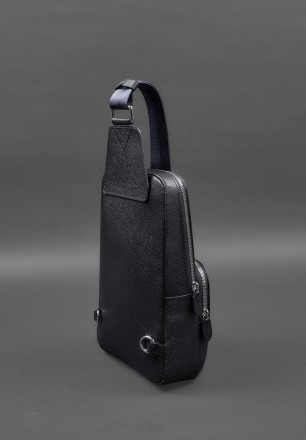 Шкіряний чоловічий рюкзак (сумка-слінг) на одне плече відмінно доповнить повсякд. . фото 5