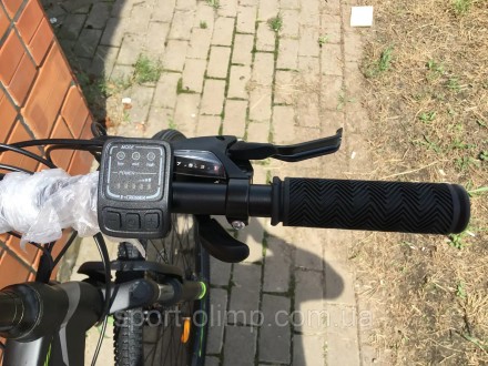 Азимут Электровелосипед с редукторным мотор-колесом 500W чорно-зеленый. Поступле. . фото 6