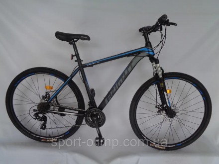 Велосипед Azimut 27,5" GD рама 17, 2021 чорно-синій
Azimut 40GD - це універсальн. . фото 2