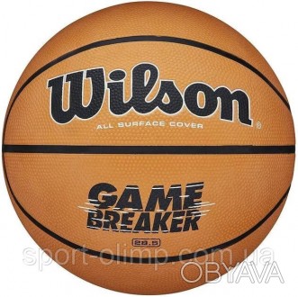 Мяч баскетбольный Wilson GAMBREAKER BSKT OR size 5 WTB0050XB05
Это классический . . фото 1