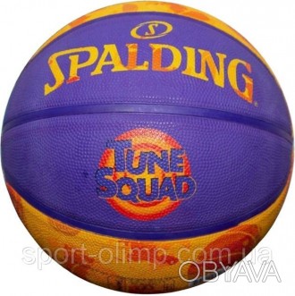 Баскетбольный Мяч Spalding SPACE JAM TUNE SQUAD оранжевый, мультиколор size 5 84. . фото 1