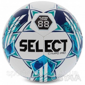 Мяч футбольный Select FB Campo PRO v23 бело-зеленый размер 4 387456-931 4
Рекоме. . фото 1