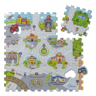 Коврик-мозаика Chicco "Город". Киев. фото 1 Коврик-мозаика Chicco "Город". Киев. фото 1
