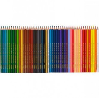 ![CDATA[Олівці кольорові Marco 48 кольорів 4100-48CB. М'які кольорові олівці зал. . фото 3